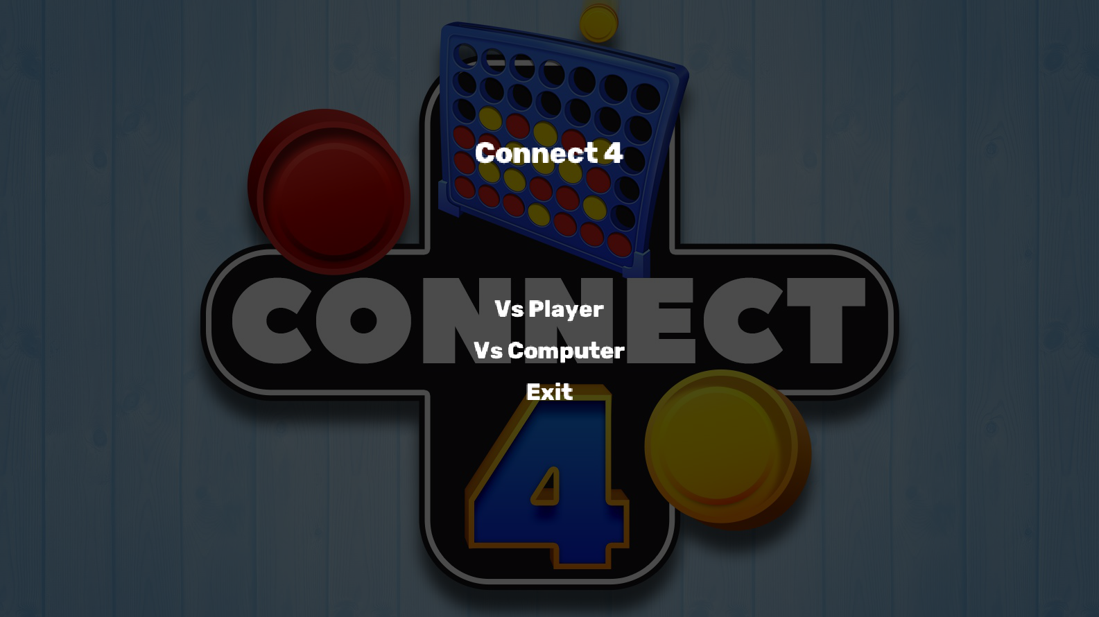 Screenshot of connect4 game